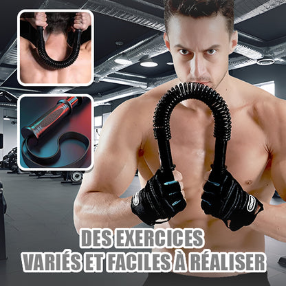 homme exercise avant barre torsion 